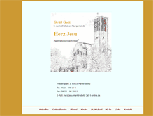 Tablet Screenshot of herz-jesu-marktredwitz.de